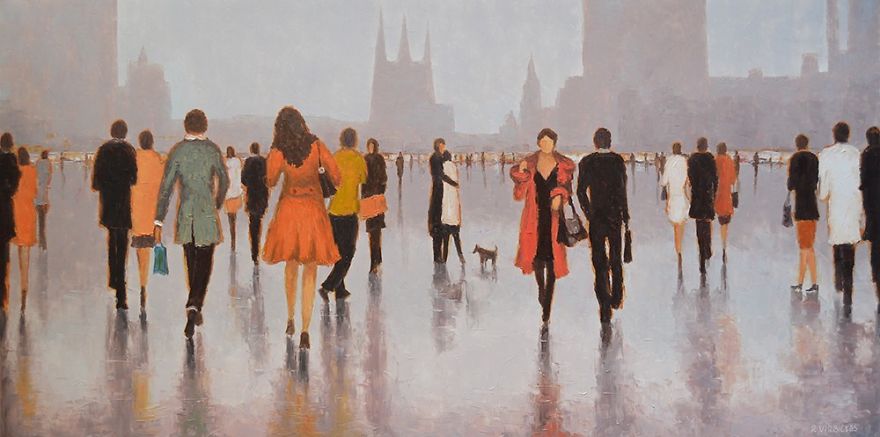Walking in the Rain, por Rimantas Virbickas