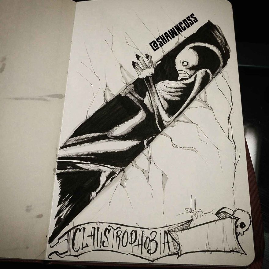 fobias ilustraciones Shawn Coss