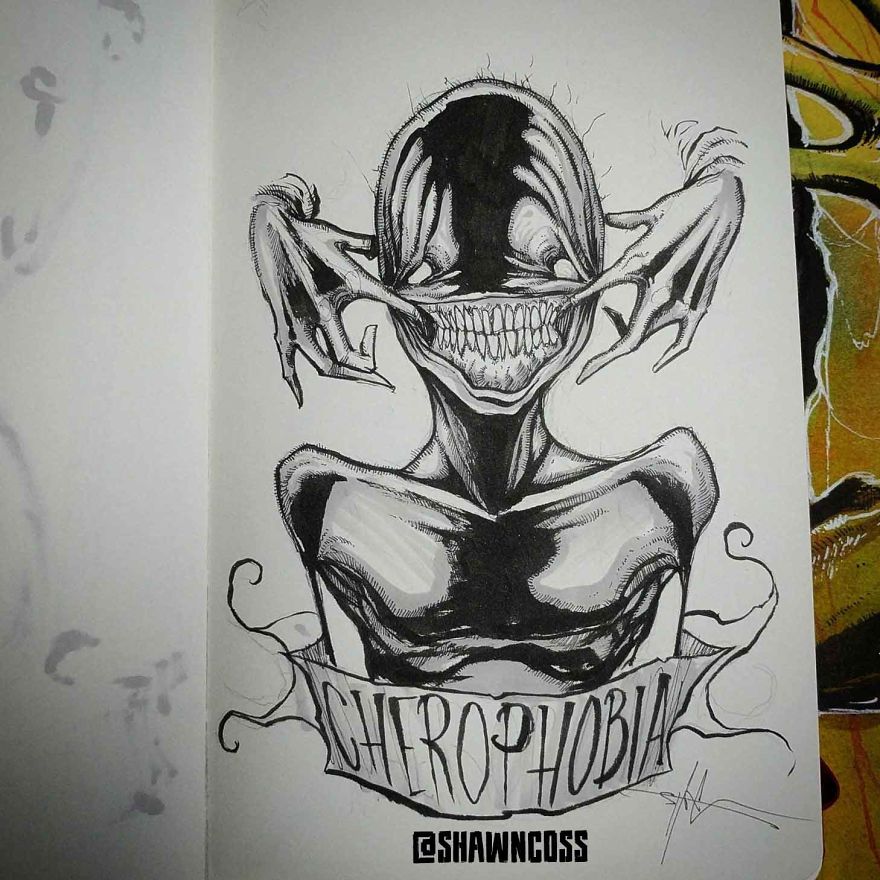 fobias ilustraciones Shawn Coss 13