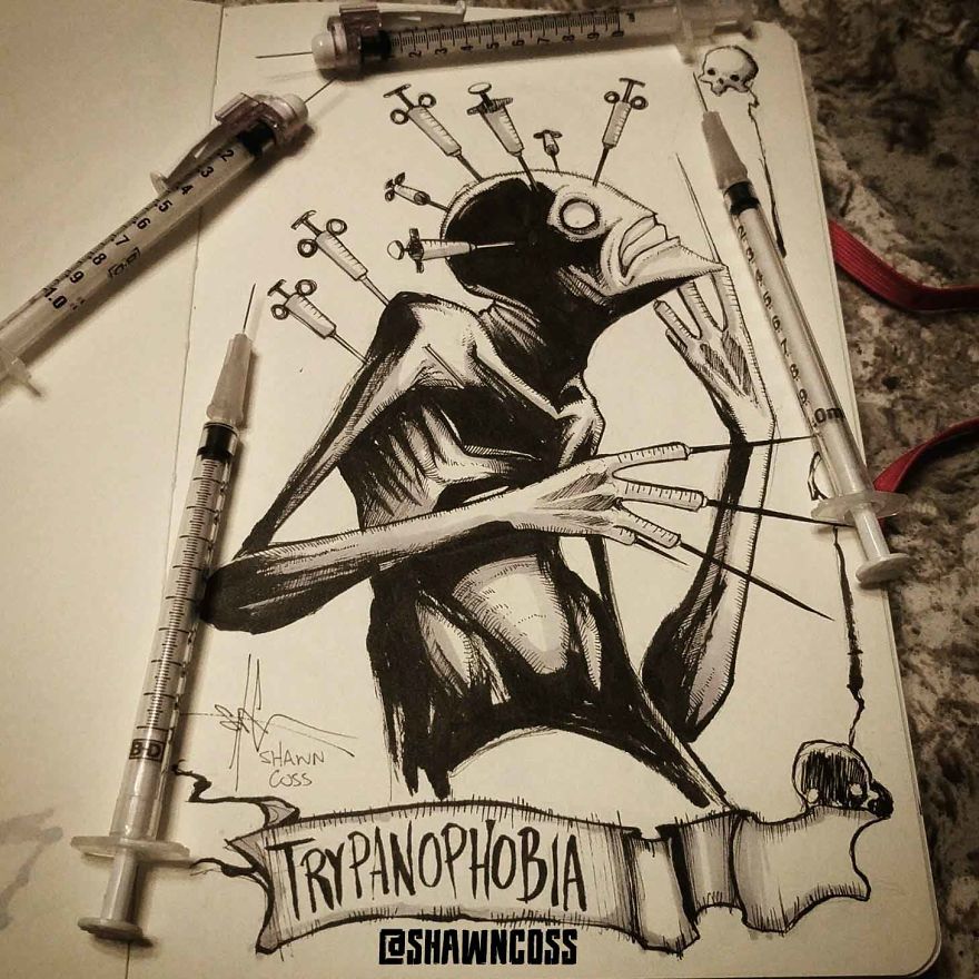 fobias ilustraciones Shawn Coss 3