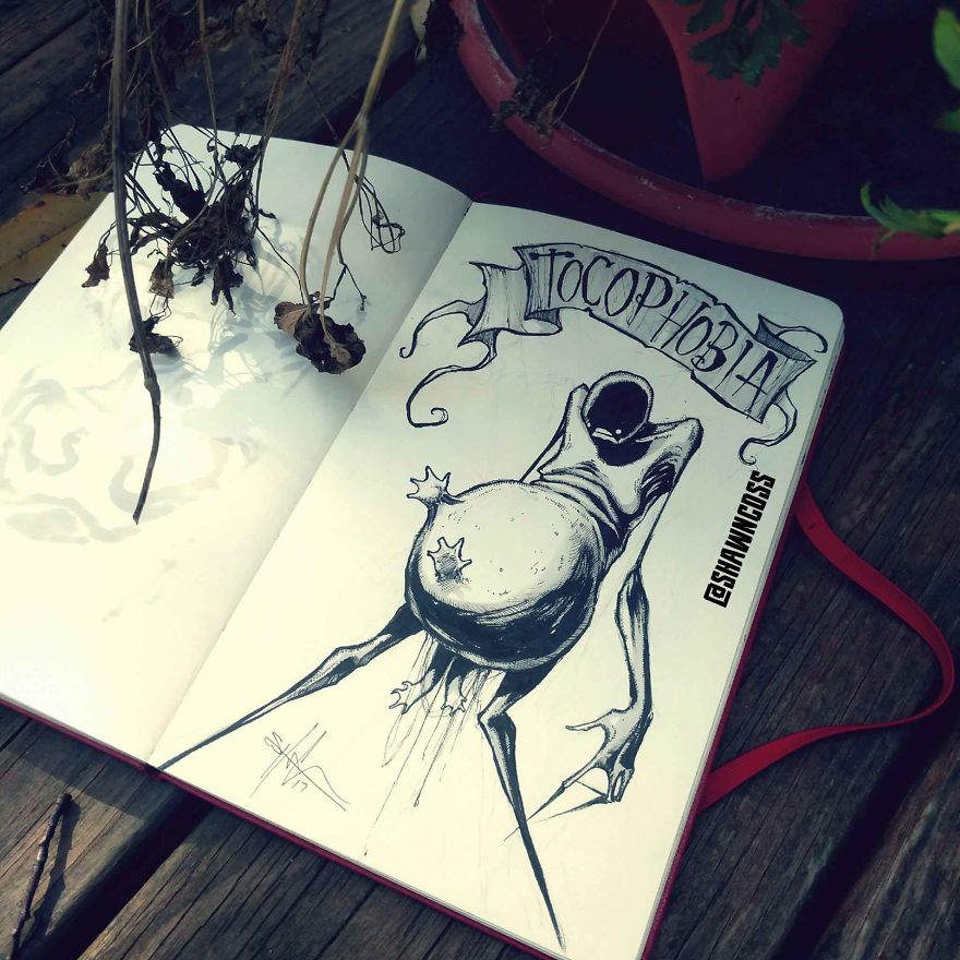 fobias ilustraciones Shawn Coss 5