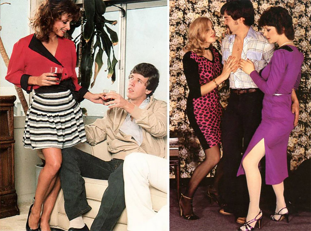 Moda vintage de los años 80