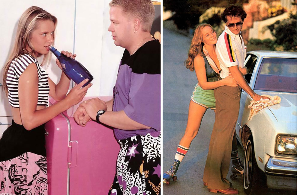 Moda vintage de los años 80