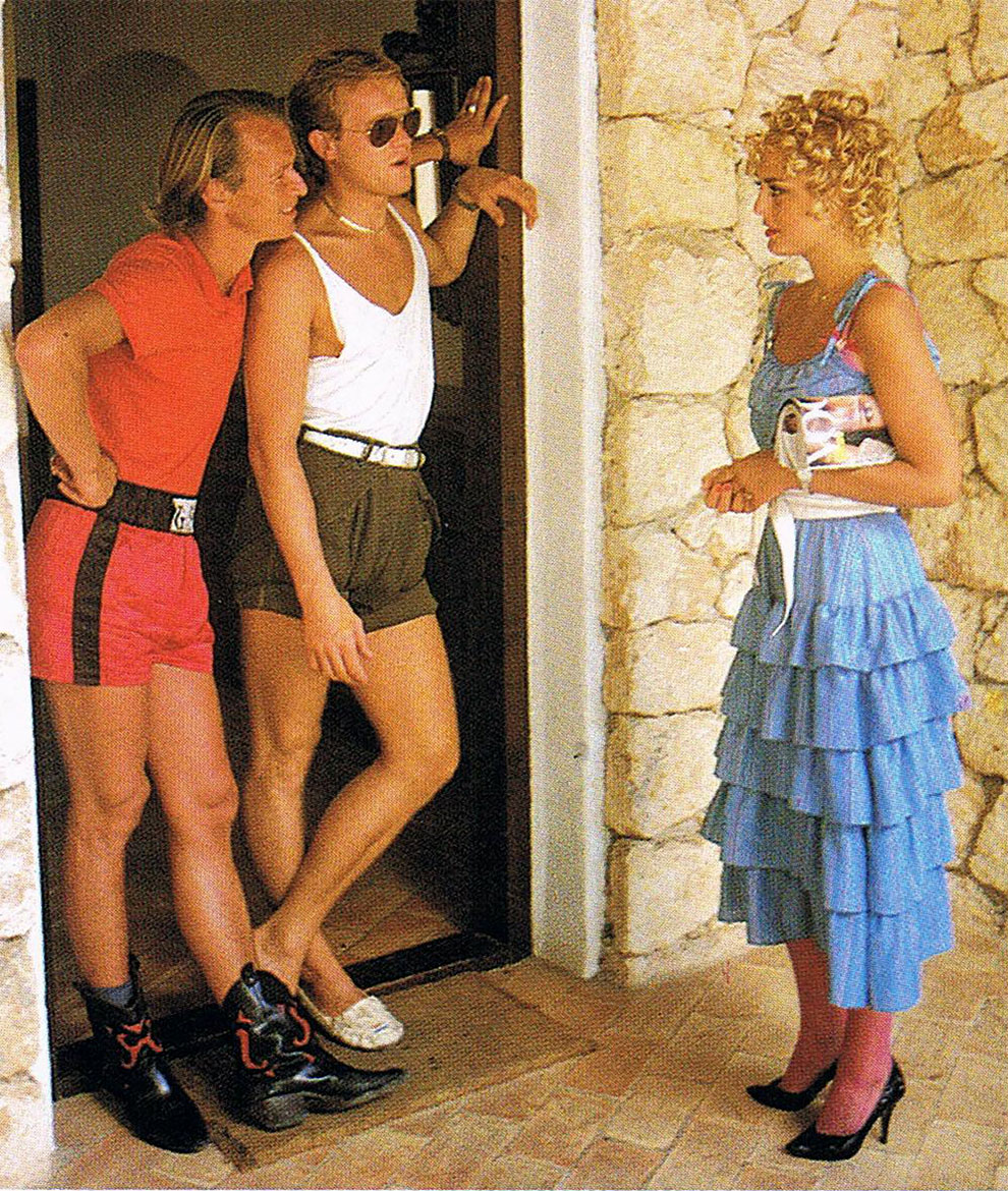 Moda vintage de los años 80