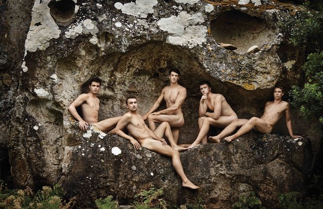 remeros desnudos calendario Warwick 7