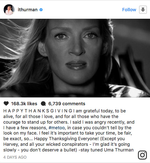 uma thurman instagram