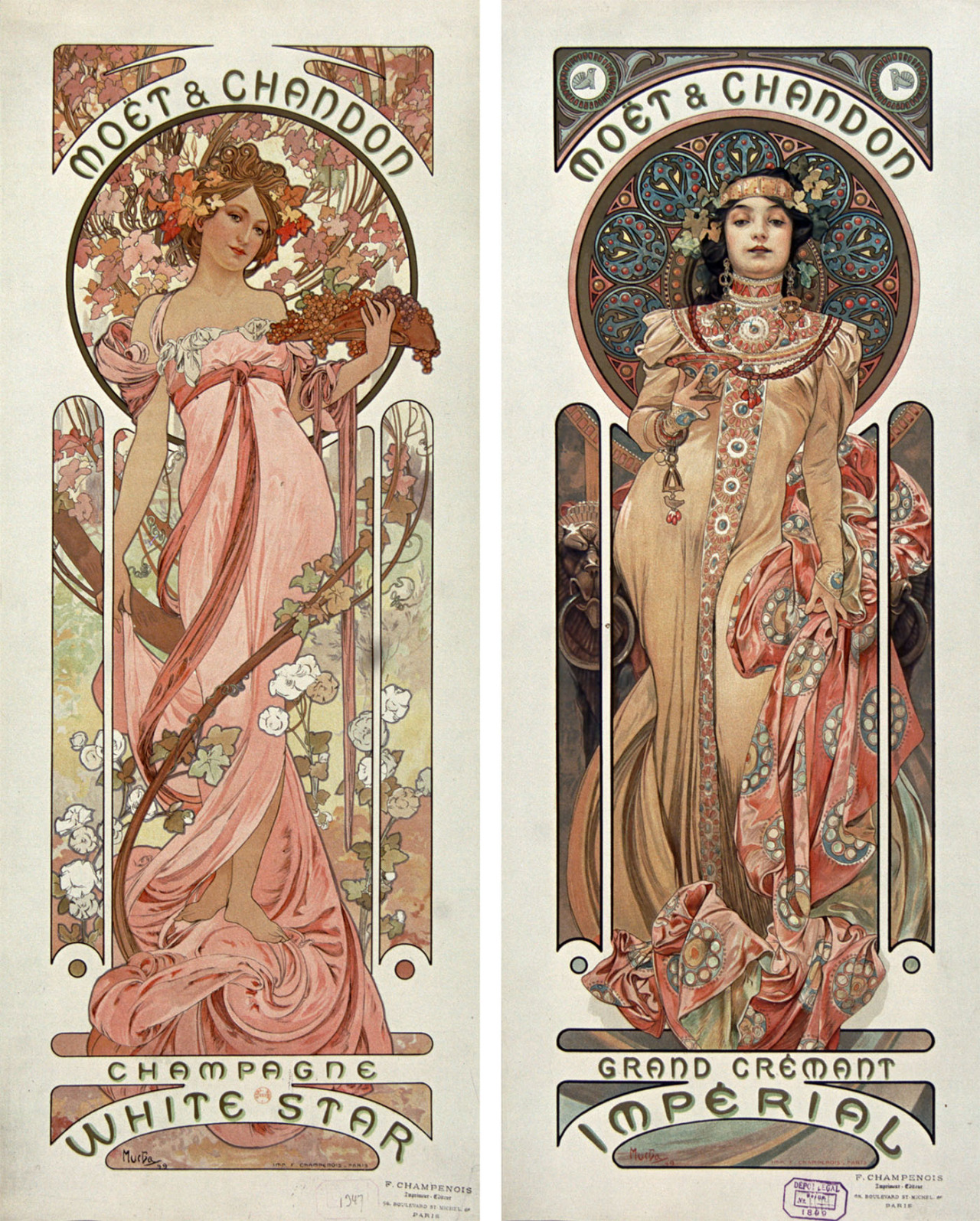 Alfons Mucha. Moet Chandon. Cultura Inquieta