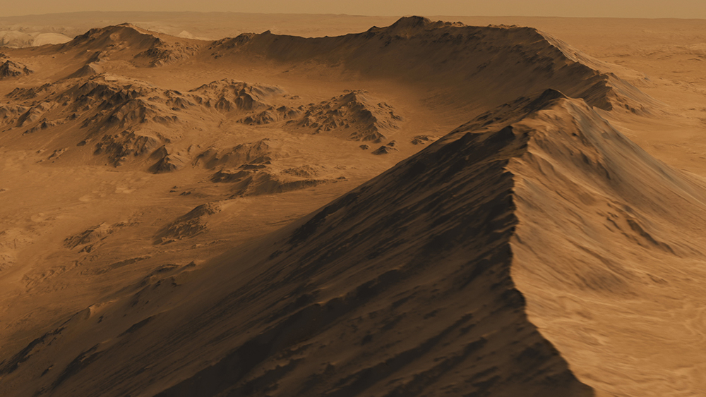 Crater Rim NASA JPL Caltech Univ of Arizona CulturaInquieta