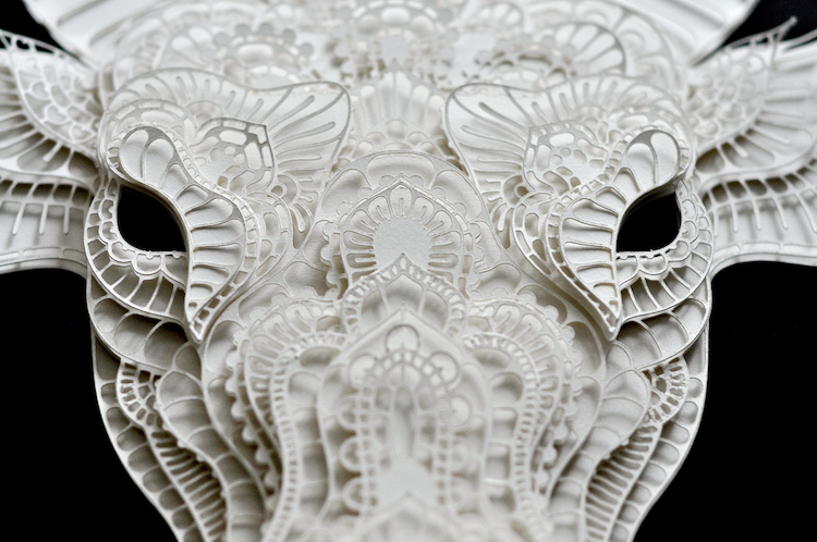 Patrick Cabral esculturas de papel 11