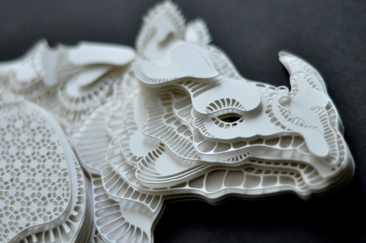 Patrick Cabral esculturas de papel 6