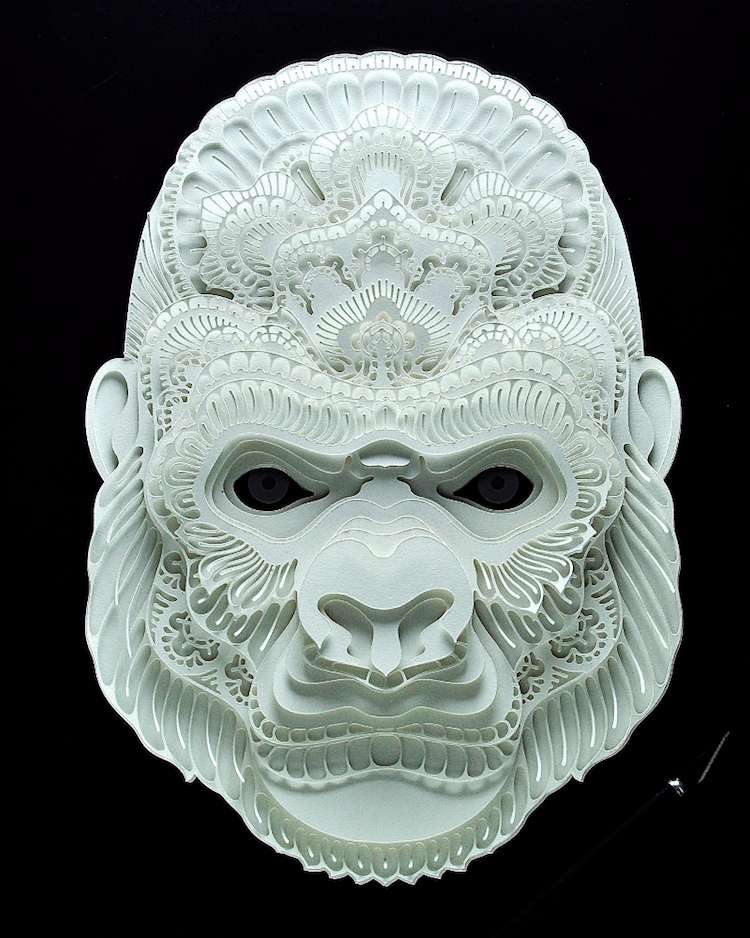 Patrick Cabral esculturas de papel 8