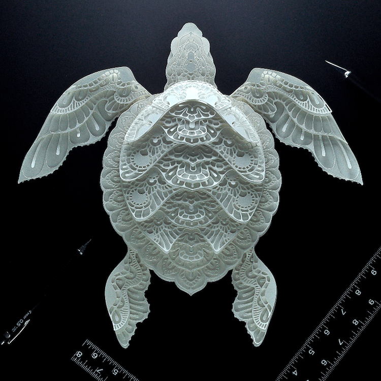 Patrick Cabral esculturas de papel 9