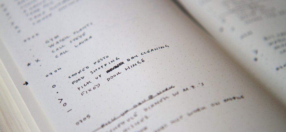 Ryder Carroll Bullet Journal