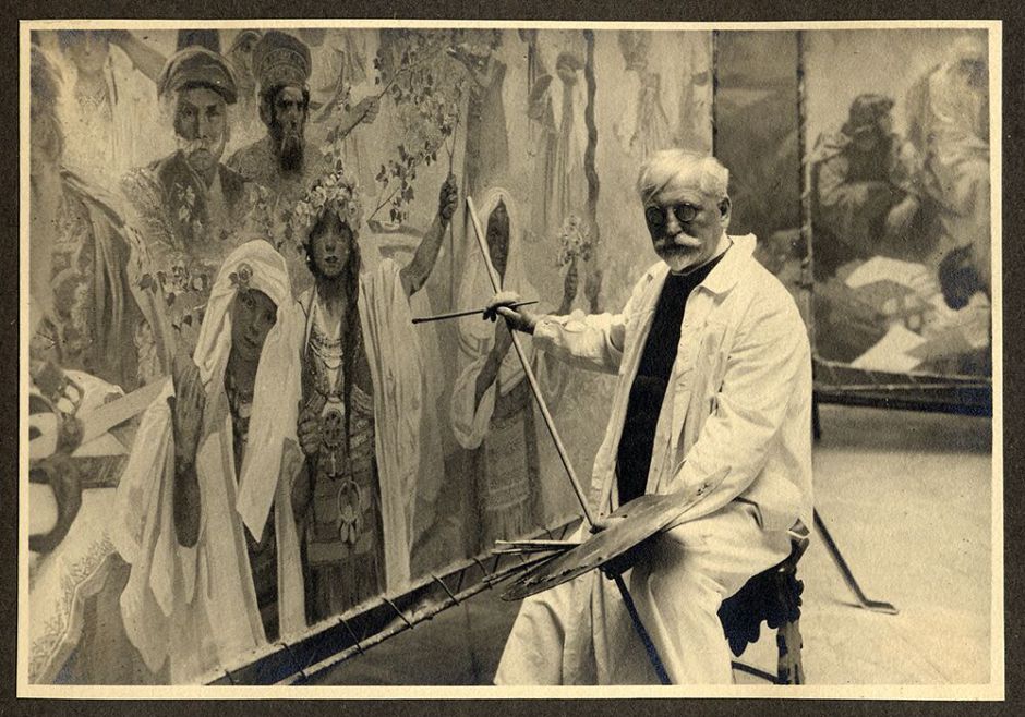 Autorretrato Alfons Mucha