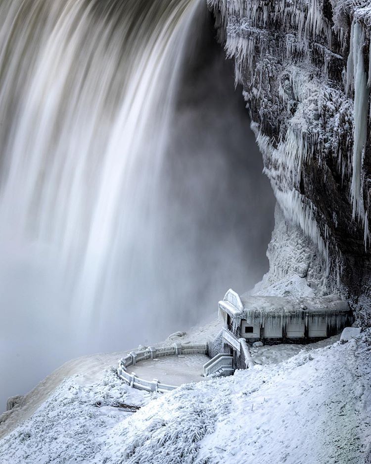 Cataratas del Niágara heladas