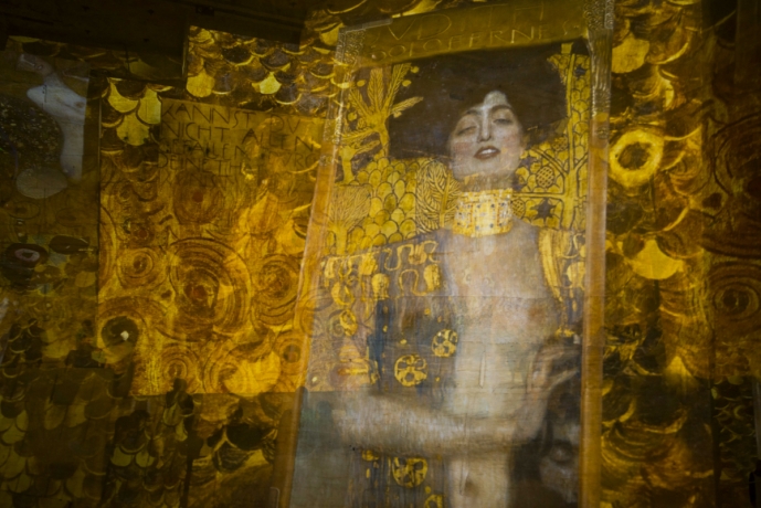 Gustav Klimt Culuturespaces atelier des lumieres4