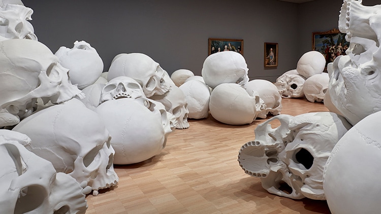 Ron Mueck calaveras craneos escultura 9