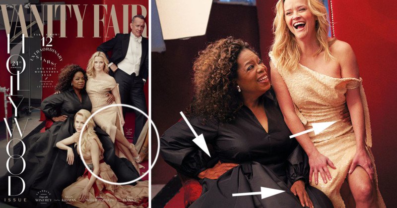 Vanity Fair Annie Leibovitz photoshop 3