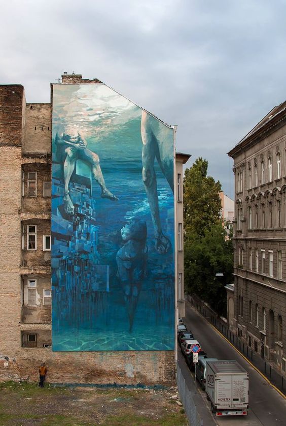 Daniel Muñoz Mural Budapest. Cultura Inquieta