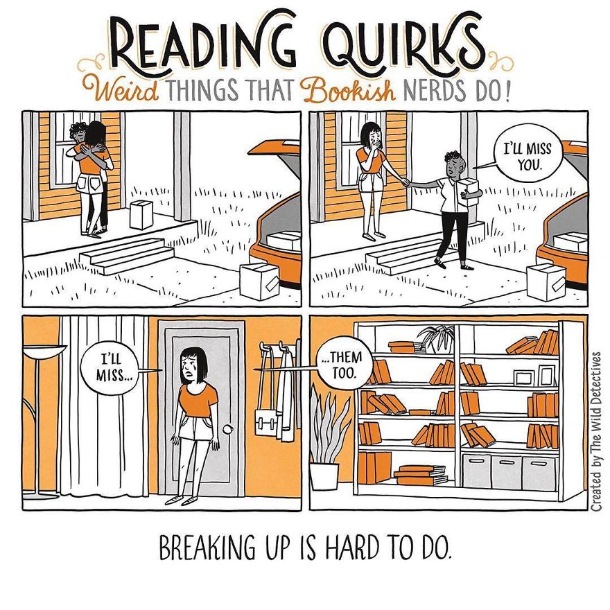 Reading Quirks ilustrado por Laura Pacheco, The Wild Detectives.