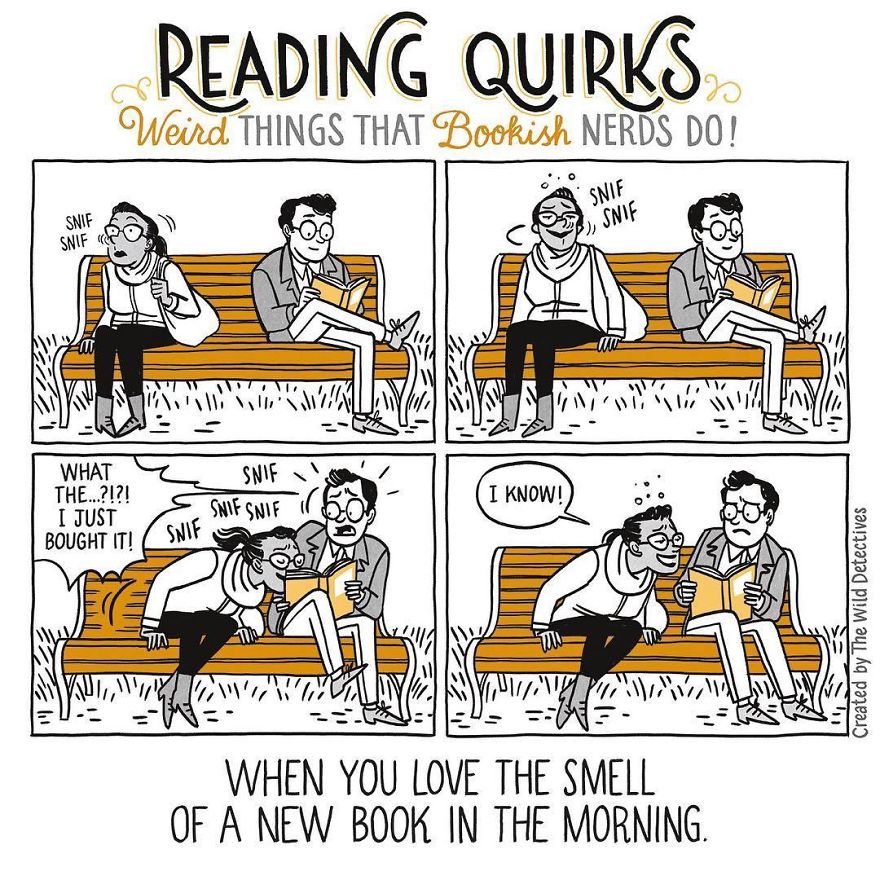 Reading Quirks ilustrado por Laura Pacheco, The Wild Detectives.