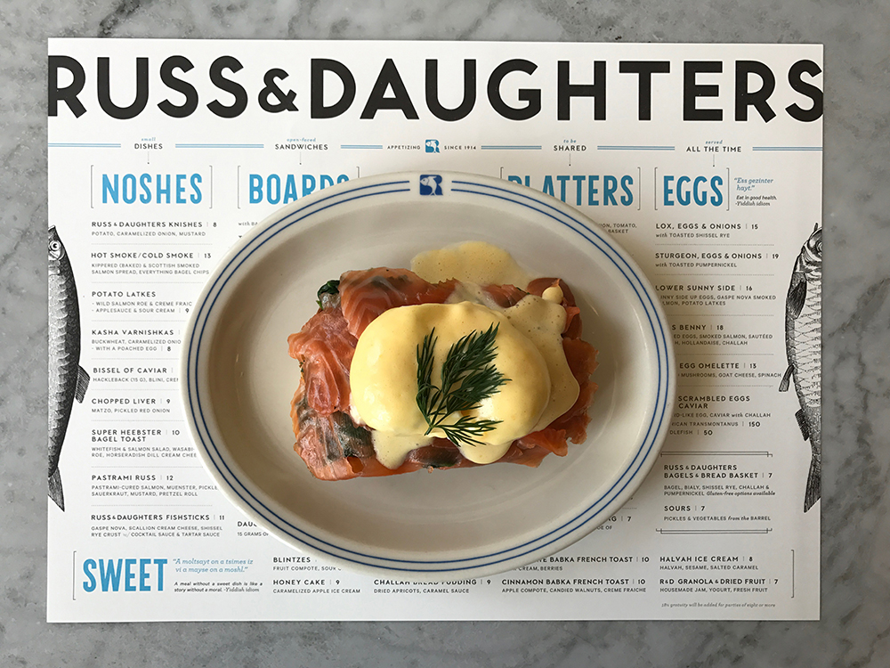 Russ Daughters Eggs Benny