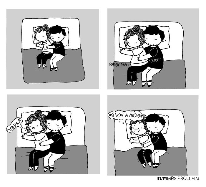 Valerie Minelli Mrs.Frollein amor humor ilustracion 10