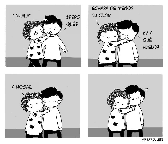 Valerie Minelli Mrs.Frollein amor humor ilustracion 2
