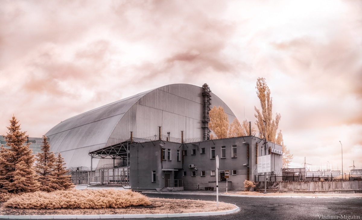 Vladimir Migutin Chernobyl fotografia infraroja