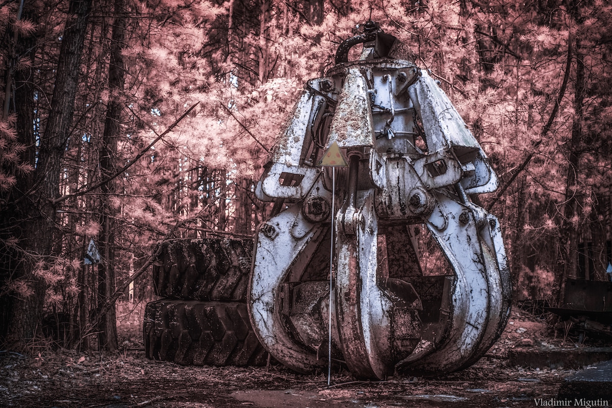Vladimir Migutin Chernobyl fotografia infraroja 10