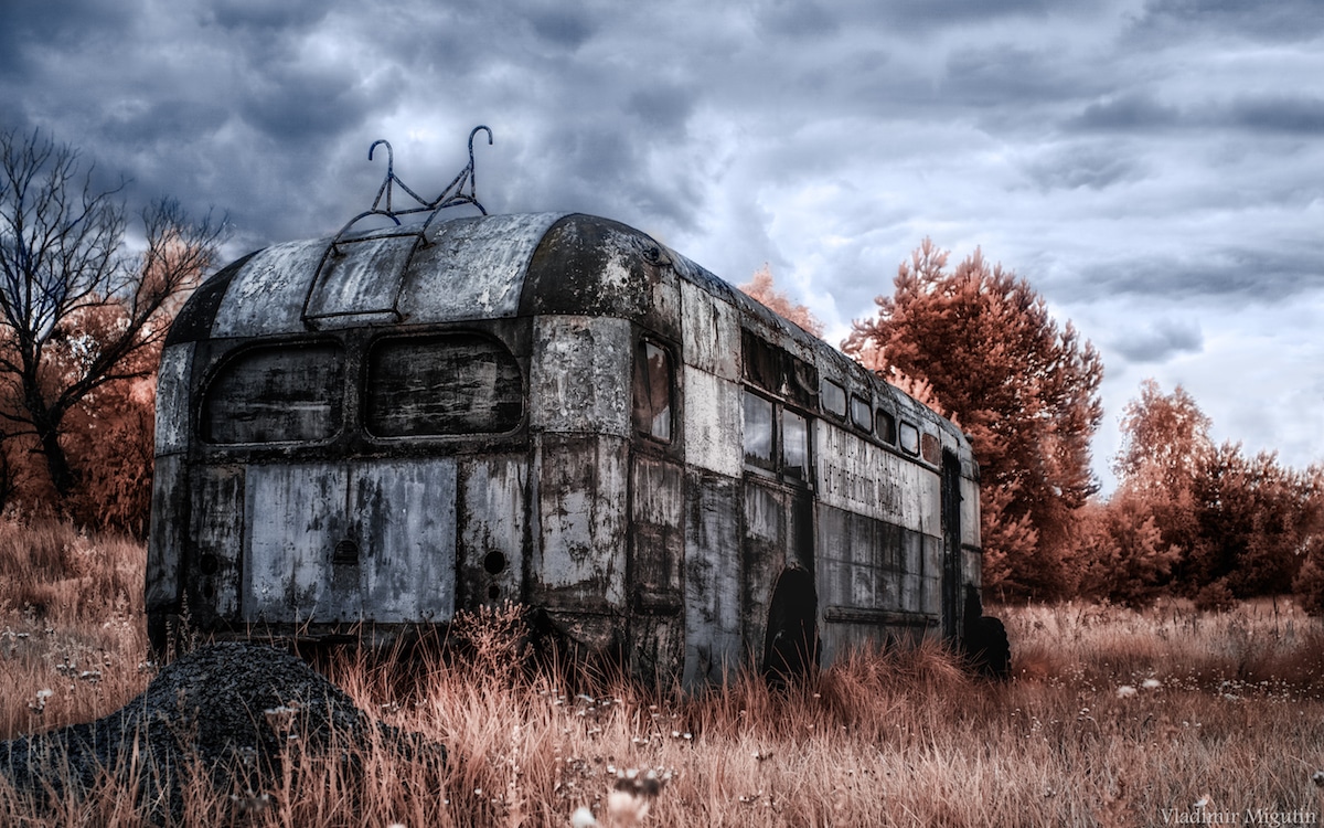 Vladimir Migutin Chernobyl fotografia infraroja 12