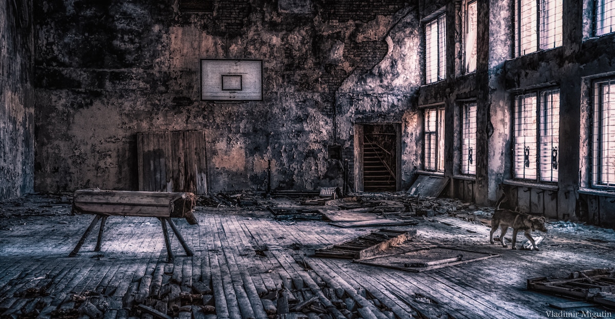 Vladimir Migutin Chernobyl fotografia infraroja 14
