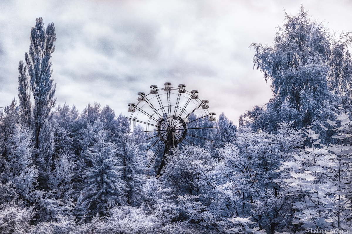 Vladimir Migutin Chernobyl fotografia infraroja 15