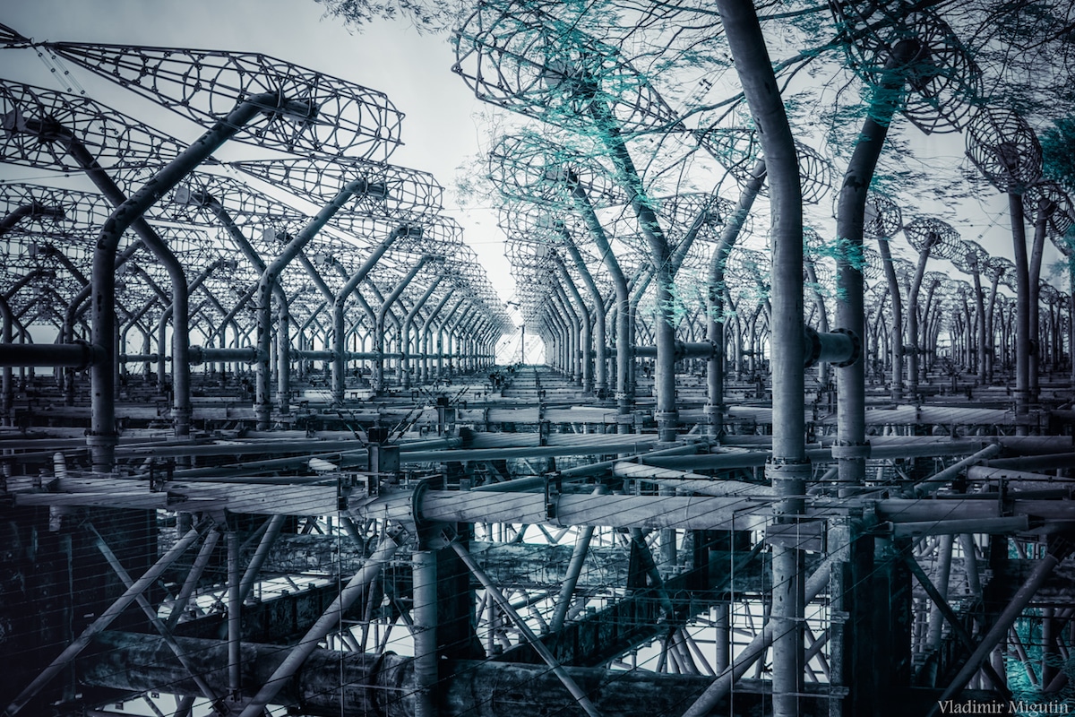 Vladimir Migutin Chernobyl fotografia infraroja 7
