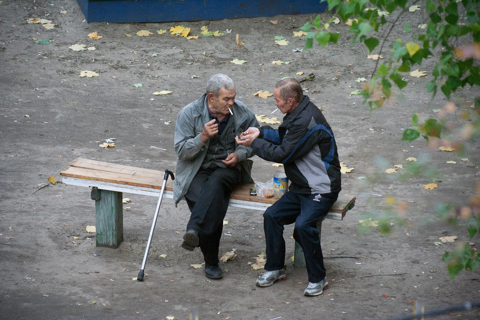 Yevgeniy Kotenko banco parque 18