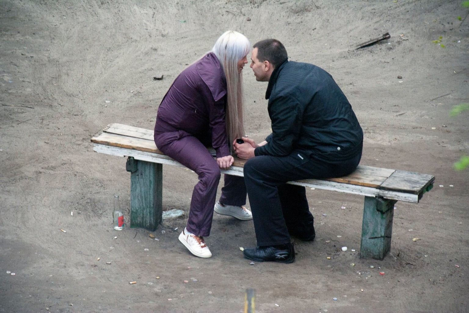 Yevgeniy Kotenko banco parque 2