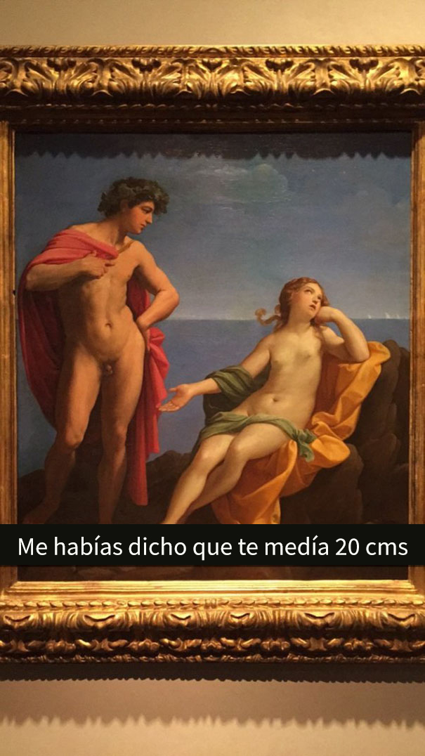 snapchats museo arte humor