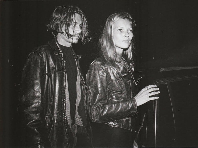 Johnny Depp y Kate Moss