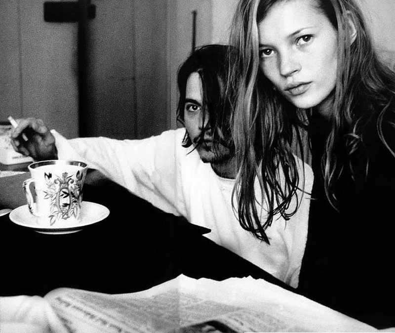 Regreso a los 90. Johnny Depp y Kate Moss: sexo, drogas, cigarrillos y alcohol