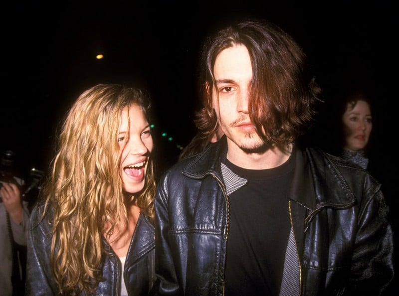 Johnny Depp y Kate Moss