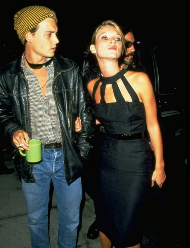 Johnny Depp y Kate Moss
