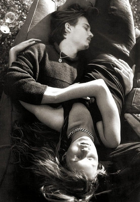 Johnny Depp y Kate Moss