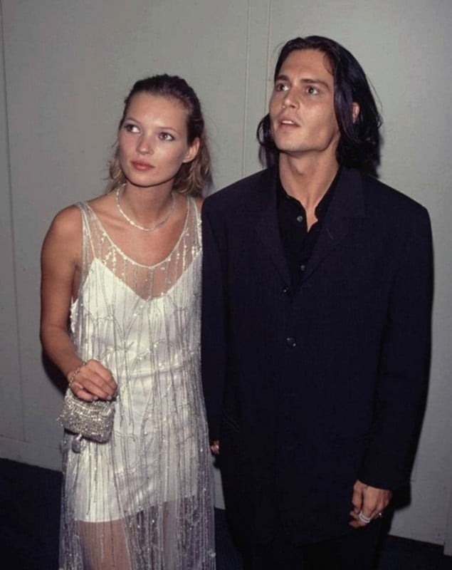 Johnny Depp y Kate Moss