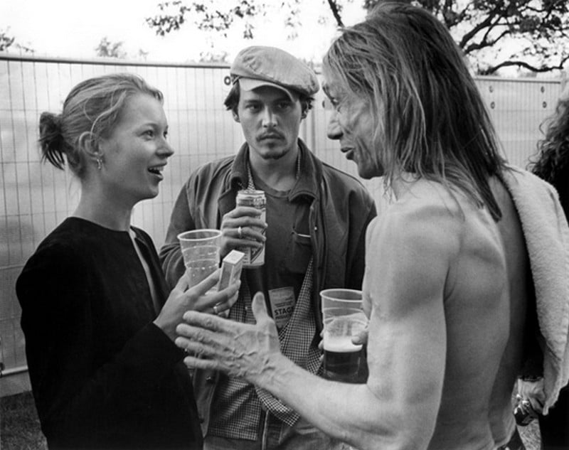 Johnny Depp y Kate Moss