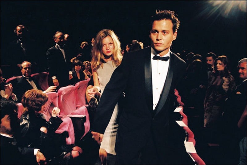 Johnny Depp y Kate Moss