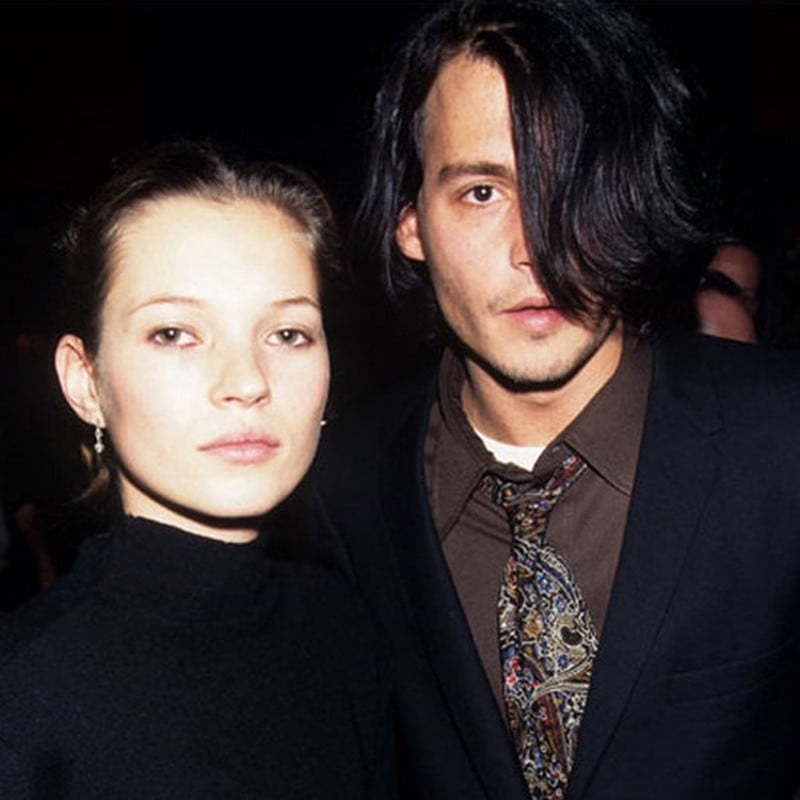 Johnny Depp y Kate Moss