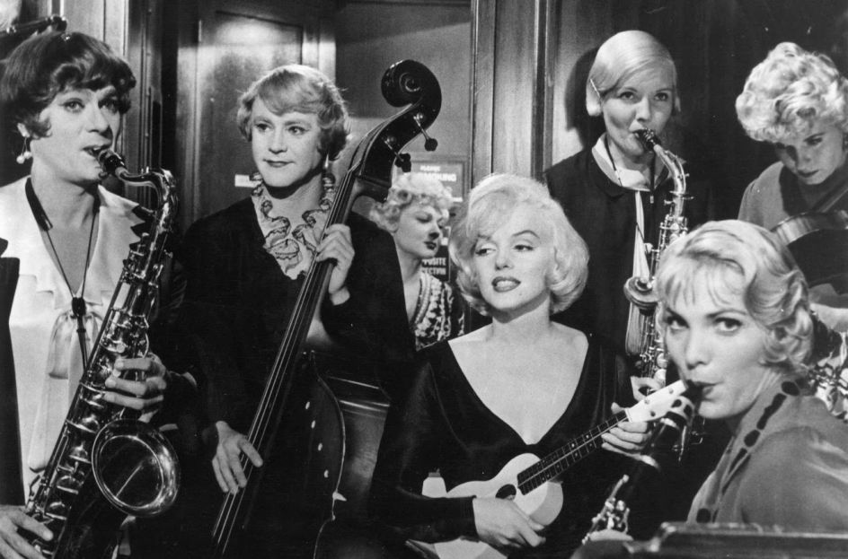 Tony Curtis, Jack Lemmon y Marilyn Monroe, tráiler de la película Some Like It Hot.