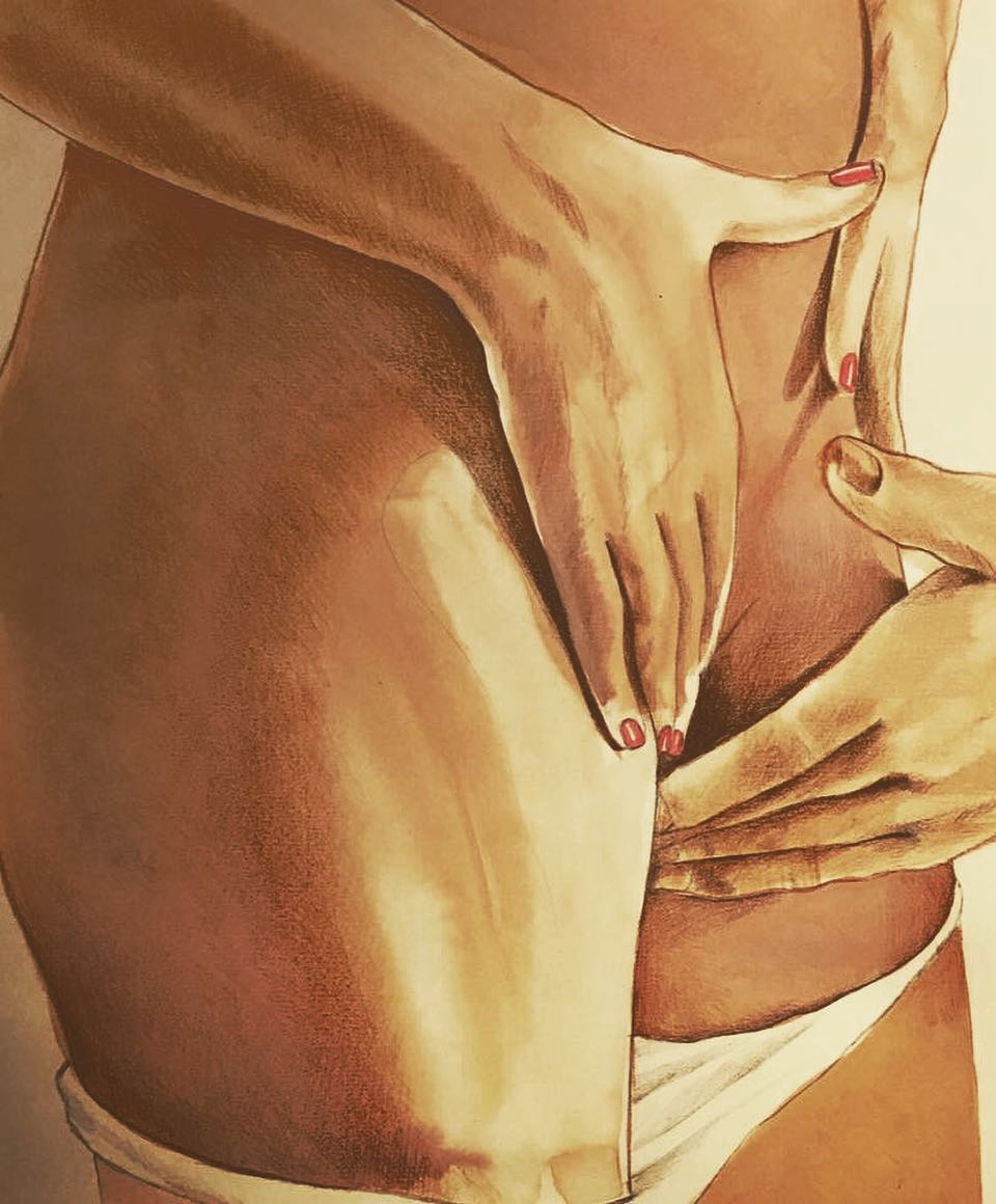 Frida Castelli pinturas erotica 12