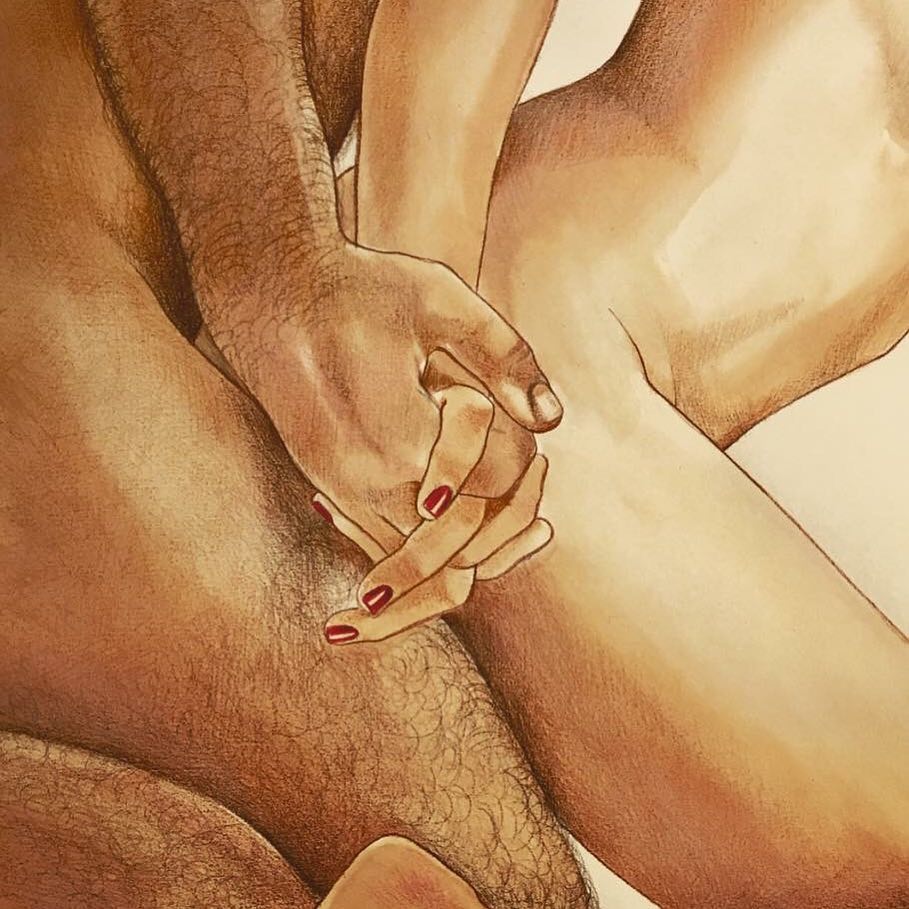 Frida Castelli pinturas erotica 16