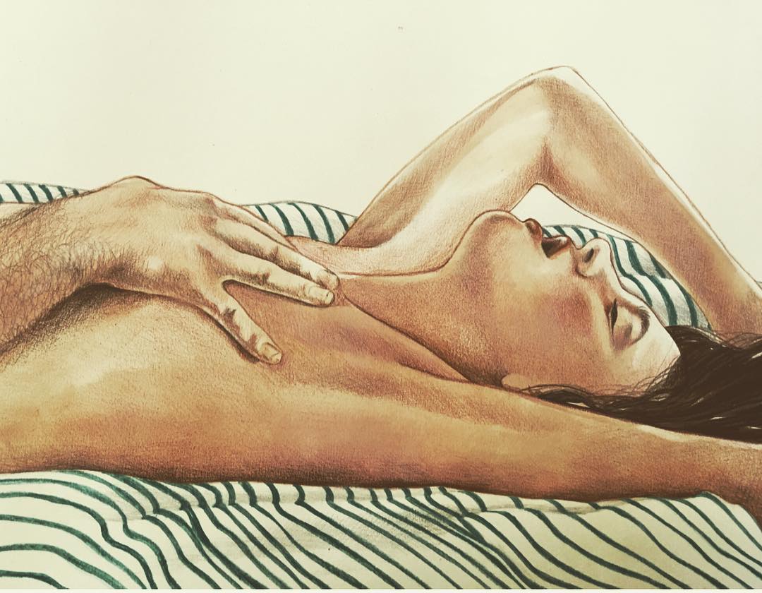 Frida Castelli pinturas erotica 19